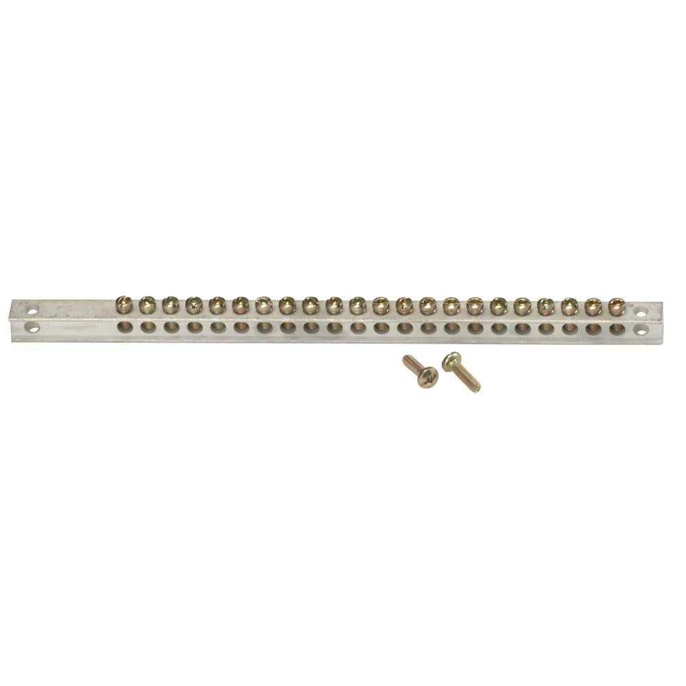 PowerMark Gold 32-Hole Grounding Bar Kit by GE 1 PowerMark Gold 32-Hole Grounding Bar Kit by GE