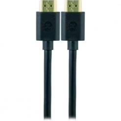 12 ft. 4K HDMI 2.0 Cable with Ethernet and Gold Plated Connectors in Black by GE -Home Electronics Shop ge hdmi cables 33575 1f 1000