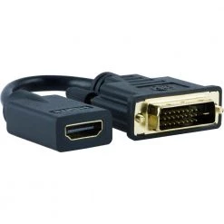 DVI to HDMI Adapter, Full HD 1080P 4K Ultra HD by GE