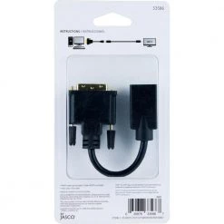 DVI to HDMI Adapter, Full HD 1080P 4K Ultra HD by GE -Home Electronics Shop ge hdmi cables 33586 fa 1000