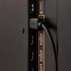 3 ft. 4K HDMI 2.0 Cable with Ethernet and Gold Plated Connectors in Black by GE -Home Electronics Shop ge hdmi cables 34475 4f 1000