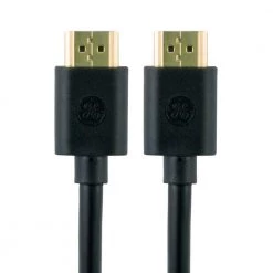 3 ft. 4K HDMI 2.0 Cable with Ethernet and Gold Plated Connectors in Black by GE