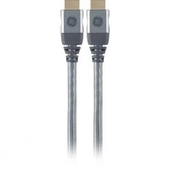 15 ft. 8K HDMI 2.1 Cable with Ethernet and Gold Plated Connectors in Grey by GE -Home Electronics Shop ge hdmi cables 66832 1d 1000