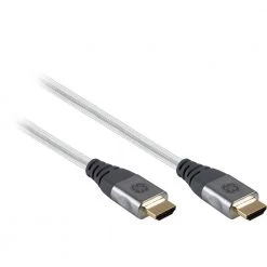 15 ft. 8K HDMI 2.1 Cable with Ethernet and Gold Plated Connectors in Grey by GE -Home Electronics Shop ge hdmi cables 66832 76 1000