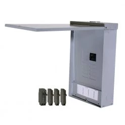 125 Amp 12-Space 24-Circuit Main Breaker Outdoor Load Center Contractor Kit by GE -Home Electronics Shop ge main breaker box kits tm1212rcubk1 4f 1000