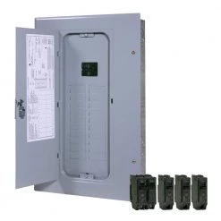 100 Amp 20-Space 20-Circuit Main Breaker Indoor Load Center Contractor Kit by GE -Home Electronics Shop ge main breaker box kits tm2010ccubk1 4f 1000