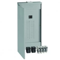 PowerMark Gold 125 Amp 24-Space 30-Circuit Outdoor Main Breaker Value Kit Includes Select Circuit Breakers by GE