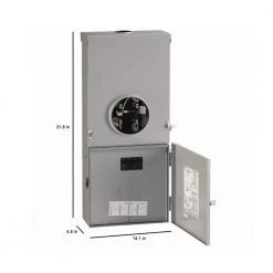 PowerMark Gold 150 Amp 4-Space 8-Circuit Meter Socket Load Center by GE 9 PowerMark Gold 150 Amp 4-Space 8-Circuit Meter Socket Load Center by GE -Home Electronics Shop ge meter main combos tsmf415csflp 76 1000