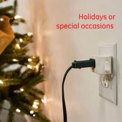 Grounded Power Switch, White by GE 9 Grounded Power Switch, White by GE -Home Electronics Shop ge outlet adapters converters 25511 1f 1000