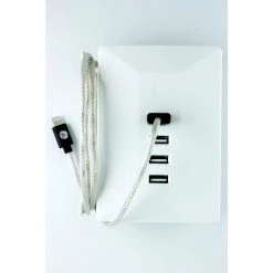 4-USB Outlet Charging Station, White by GE 7 4-USB Outlet Charging Station, White by GE -Home Electronics Shop ge outlet adapters converters 31712 4f 1000