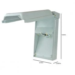 50 Amp Twist Lock Power Inlet by GE -Home Electronics Shop ge power inlets t050n 76 1000