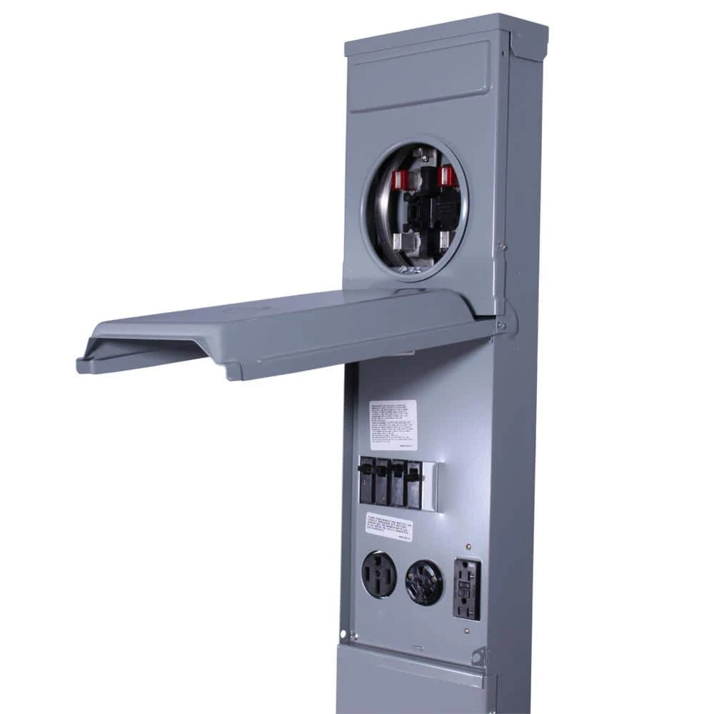 Metered RV Earth Burial Pedestal with 50 Amp and 30 Amp RV Receptacles and 20 Amp GFCI Receptacle by GE 7 Metered RV Earth Burial Pedestal with 50 Amp and 30 Amp RV Receptacles and 20 Amp GFCI Receptacle by GE - Image 7