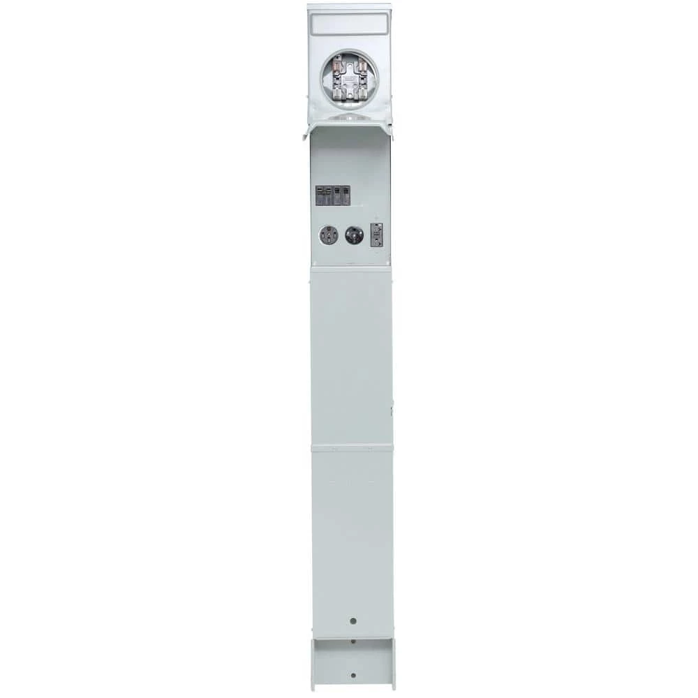 Metered RV Earth Burial Pedestal with 50 Amp and 30 Amp RV Receptacles and 20 Amp GFCI Receptacle by GE 2 Metered RV Earth Burial Pedestal with 50 Amp and 30 Amp RV Receptacles and 20 Amp GFCI Receptacle by GE - Image 2