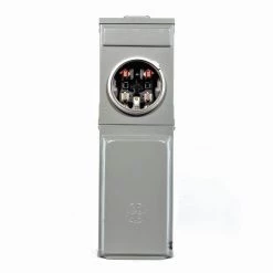 Metered RV Panel with 50 Amp and 30 Amp RV Receptacles and 20 Amp GFCI Receptacle by GE