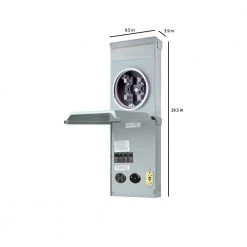 Metered RV Panel with 50 Amp and 30 Amp RV Receptacles and 20 Amp GFCI Receptacle by GE -Home Electronics Shop ge rv electrical panels ge1lm532ss 76 1000