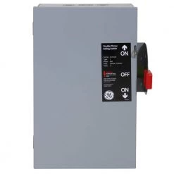 60 Amp 240-Volt Non-Fused Indoor General-Duty Double-Throw Safety Switch -Home Electronics Shop ge safety switches tc35322 c3 1000