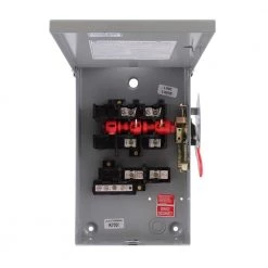 60 Amp 240-Volt Fusible Outdoor General-Duty Safety Switch -Home Electronics Shop ge safety switches tg3222r 4f 1000