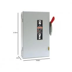 100 Amp 240-Volt Fusible Indoor General-Duty Safety Switch -Home Electronics Shop ge safety switches tg3223 76 1000