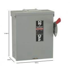 100 Amp 240-Volt Fusible Outdoor General-Duty Safety Switch -Home Electronics Shop ge safety switches tg3223r 76 1000