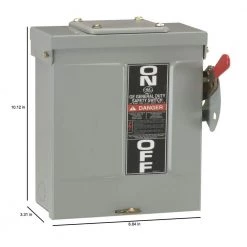 30 Amp 240-Volt Fusible Outdoor General-Duty Safety Switch -Home Electronics Shop ge safety switches tg4321r 76 1000