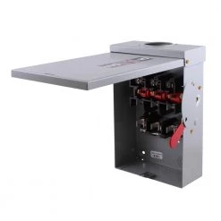60 Amp 240-Volt Fusible Outdoor General-Duty Safety Switch -Home Electronics Shop ge safety switches tg4322r 44 1000