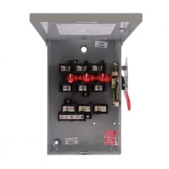 60 Amp 240-Volt Fusible Outdoor General-Duty Safety Switch -Home Electronics Shop ge safety switches tg4322r 4f 1000