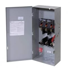 100 Amp 240-Volt Fusible Indoor General-Duty Safety Switch -Home Electronics Shop ge safety switches tg4323 44 1000