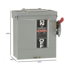60 Amp 240-Volt Non-Fuse Outdoor General-Duty Safety Switch -Home Electronics Shop ge safety switches tgn3322r 76 1000
