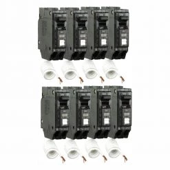 Q Line 15 Amp Single-Pole Arc Fault Combination Circuit Breaker (8-Pack) by GE