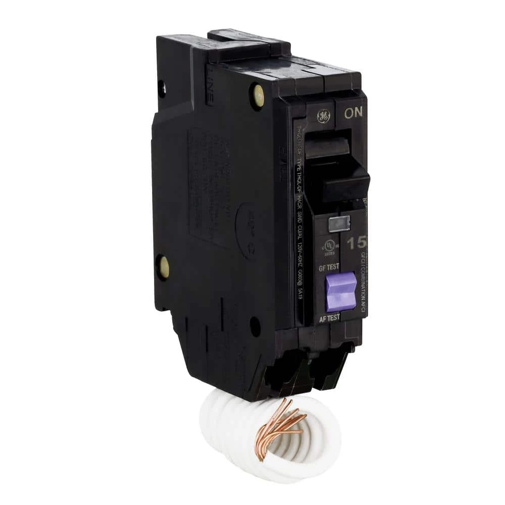 Q-Line 15 Amp Single-Pole Dual Function Arc Fault/GFCI Breaker by GE 2 Q-Line 15 Amp Single-Pole Dual Function Arc Fault/GFCI Breaker by GE - Image 2