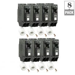 Q-Line 20 Amp Single-Pole Arc Fault Combination Circuit Breaker (8-Pack) by GE -Home Electronics Shop ge single pole breakers thql1120afp28 c3 1000