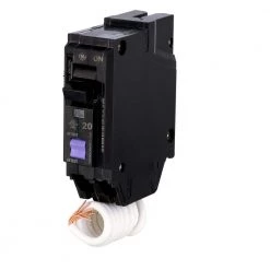Q-Line 20 Amp Single-Pole Dual Function Arc Fault/GFCI Breaker by GE