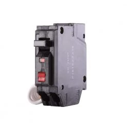20 Amp Single Pole Ground Fault Breaker with Self-Test by GE