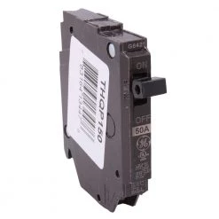 Q-Line 50 Amp 1/2 in. Single Pole Circuit Breaker by GE -Home Electronics Shop ge single pole breakers thqp150 44 1000