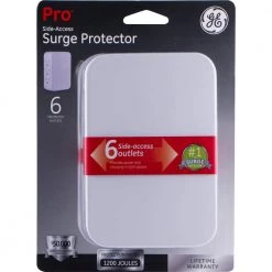 Low Profile Side-Access 6-Outlet Surge Protector 9 Low Profile Side-Access 6-Outlet Surge Protector -Home Electronics Shop ge surge protectors 10353 44 1000