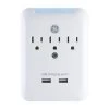 3-Outlet 2 USB Rapid Charging Port Pro Surge Protector Tap