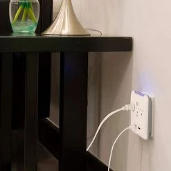 3-Outlet 2 USB Rapid Charging Port Pro Surge Protector Tap -Home Electronics Shop ge surge protectors 33646 fa 1000