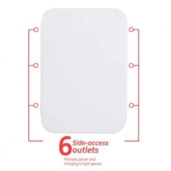 6-Outlet Side Access Pro Surge Protector Tap -Home Electronics Shop ge surge protectors 33805 4f 1000