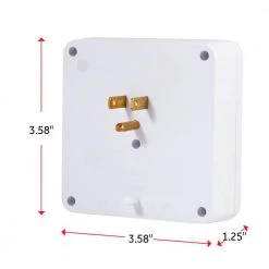 6-Outlet Pro Surge Tap, White 9 6-Outlet Pro Surge Tap, White -Home Electronics Shop ge surge protectors 36727 4f 1000