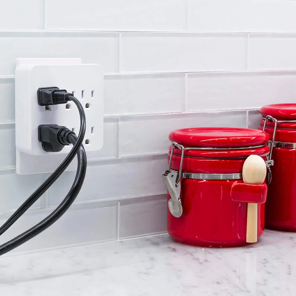 6-Outlet Pro Surge Tap, White 7 6-Outlet Pro Surge Tap, White - Image 7