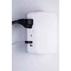Side Access 5-Outlet 2 USB Pro Surge Protector Tap, White -Home Electronics Shop ge surge protectors 38314 1f 1000