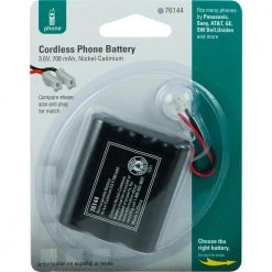 Nicad 3.6-Volt 700 mAh Cordless Phone Battery by GE 5 Nicad 3.6-Volt 700 mAh Cordless Phone Battery by GE -Home Electronics Shop ge telephone accessories 76144 4f 1000