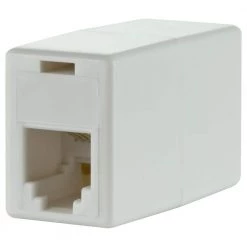 In-Line Network Cable Coupler - White by GE -Home Electronics Shop ge telephone accessories 76750 1f 1000