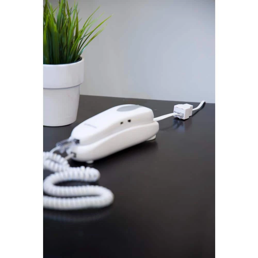 25 ft. Dual Jack Line Cord - White by GE 5 25 ft. Dual Jack Line Cord - White by GE - Image 5