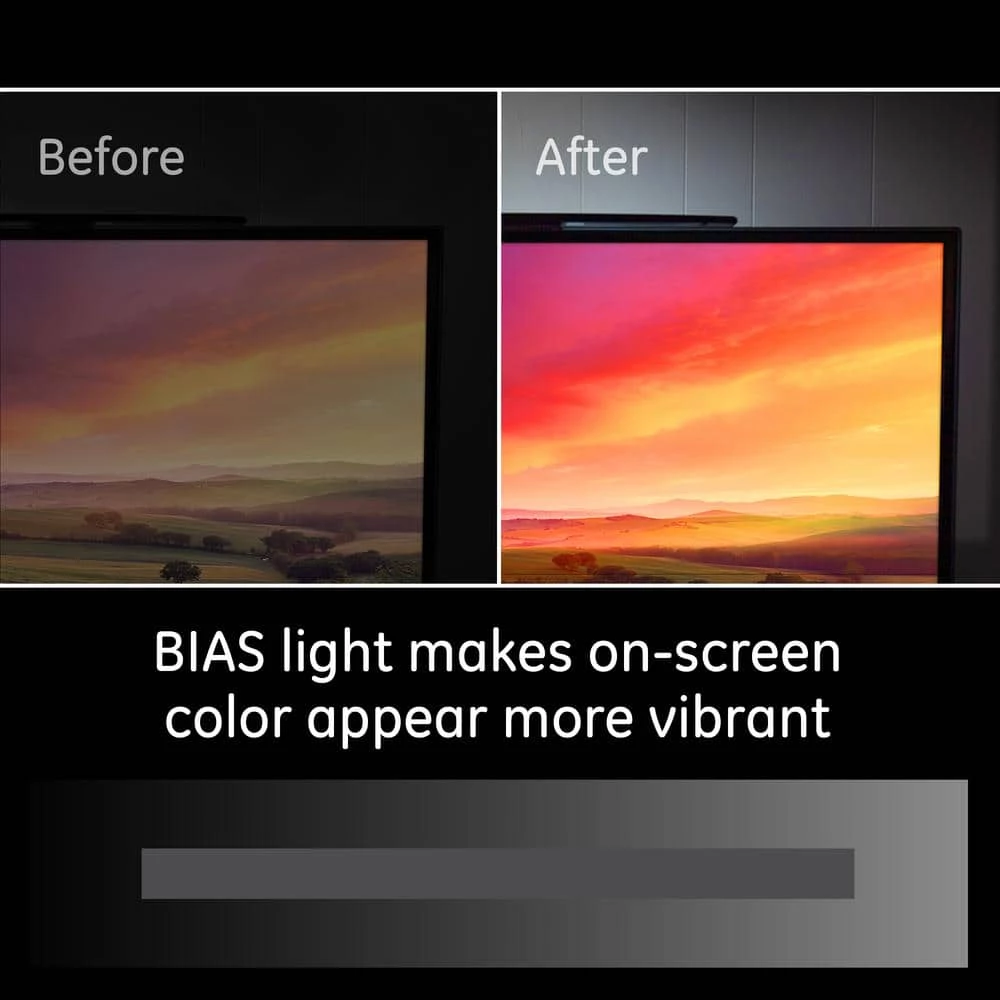 LED Bias Light HD TV Antenna, Improves Picture Quality, Reduces Eye Strain, Indoor, 4K 1080P Digital HDTV VHF UHF by GE 7 LED Bias Light HD TV Antenna, Improves Picture Quality, Reduces Eye Strain, Indoor, 4K 1080P Digital HDTV VHF UHF by GE - Image 7