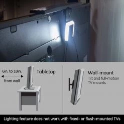 LED Bias Light HD TV Antenna, Improves Picture Quality, Reduces Eye Strain, Indoor, 4K 1080P Digital HDTV VHF UHF by GE 16 LED Bias Light HD TV Antenna, Improves Picture Quality, Reduces Eye Strain, Indoor, 4K 1080P Digital HDTV VHF UHF by GE -Home Electronics Shop ge tv antennas 53592 fa 1000