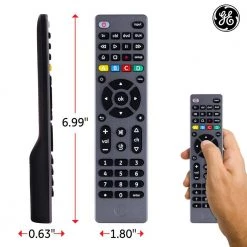 4-Device Universal TV Remote Control in Brushed Graphite by GE 10 4-Device Universal TV Remote Control in Brushed Graphite by GE -Home Electronics Shop ge universal remotes 33711 1f 1000