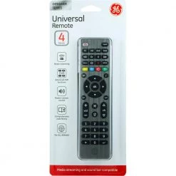 4-Device Universal TV Remote Control in Brushed Graphite by GE 13 4-Device Universal TV Remote Control in Brushed Graphite by GE -Home Electronics Shop ge universal remotes 33711 76 1000