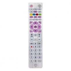 6-Device Backlit Universal TV Remote Control in Silver by GE
