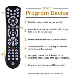 8-Device Backlit Universal TV Remote Control in Black by GE -Home Electronics Shop ge universal remotes 41567 44 1000